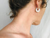 Guatemalan Earrings Hoops. Sweet and Simple. Sterling Silver. Mayan. - Aadya Bazaar