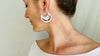 Black Pearl & Silver Earrings. Sterling Silver. Atelier Aadya