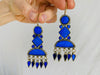 Kuchi Earrings. Glass Inlay - Aadya Bazaar