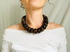 Large Amber Necklace. Dramatic and Gorgeous! - Aadya Bazaar
