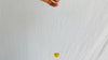 Amber Heart Pendant on a Silver Chain. Atelier Aadya - Aadya Bazaar