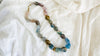 Fluorite & Brass Necklace. - Aadya Bazaar
