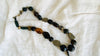 Amber & Pyrite Necklace. Choker. - Aadya Bazaar