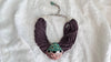 Kewa Pueblo Pendant on Multi-Strand Necklace. Shell, Turquoise, Glass, Silver.