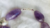 Amethyst & Silver Necklace. Sterling Silver.