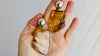 Sterling & Amber Drop Earrings