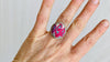Hmong Silk Embroidered Ring. Adjustable