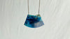 Chrysocolla and Sterling Silver Necklace. - Aadya Bazaar