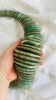 Guatemalita Jade Necklace. Graduated Disks Necklace. Guatemalan. - Aadya Bazaar