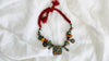 Antique Berber Silver Amulet, Amber, Coral, Amazonite Necklace. Tazelagt. Hertz