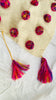 Wool Shawl. Pom Poms & Tassels. Mayan. Chamula. Mexico - Aadya Bazaar