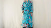 Cotton Velvet Printed Robe. Luxe Robe. Velveteen
