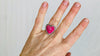 Hmong Silk Embroidered Ring. Adjustable