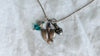 Milagro Pendants Necklace. Mexico. Sterling Silver and Crystal. - Aadya Bazaar