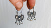 Oaxacan Filigree Earrings With Pearl. Sterling Silver. Mexico. Frida Kahlo