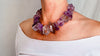 Amethyst Silver Necklace. Highest Quality Amethyst