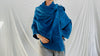 Vintage Indigo African Fringe Shawl & Wrap. Mossi
