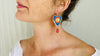 Alebrije Heart Painted Earrings. Atelier Aadya