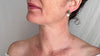 Turquoise Post Earrings. Sterling Silver. 1320