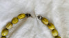 Antique Indian Silver Pendant on Yellow Calcite Necklace - Aadya Bazaar