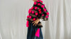 Wool Shawl. Pom Poms & Tassels. Mayan. Chamula. Mexico - Aadya Bazaar