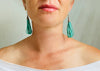 Kuchi Beaded Tassel Earrings. Sterling Ear Wire. 3.5