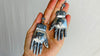 Oaxaca Silver Earrings. La Mano. Hand. Mexico. Frida Kahlo