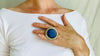 Lapis Lazuli Ring. Adjustable.