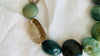 Jade Skull, Green Jasper, Quartz, Choker.