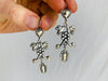 Mexican Cast Silver Earrings. Virgin of Guadalupe. Mexico. Frida Kahlo - Aadya Bazaar