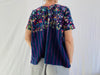 Vintage Guatemalan Huipil. Nahuala Indigo. - Aadya Bazaar