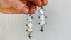 Antique Hazaragi Silver Earrings. Sterling Silver.