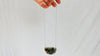 Labradorite and Silver Pendant Necklace. Snake Chain - Aadya Bazaar