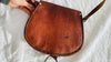 Vtg Moroccan Leather Purse. Adjustable Strap. 0181