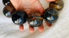 Huge Amber Beaded Necklace. Graduated Spheres. Dramatic and Gorgeous! - Aadya Bazaar