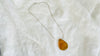 Amber Pendant on a Silver Chain.