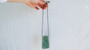 Mayan Green Jade Pendant. Hand-Carved Adze. Guatemala. 0734