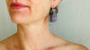 Sugilite and Sterling Silver Earrings. Atelier Aadya.