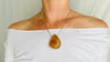 Amber Pendant on a Silver Chain.