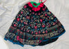 Vintage Banjara Embroidered Drawstring Skirt.