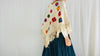 Wool Embroidered Poncho. Wool Hand-Woven Embroidered. Mexico