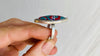 Hmong Silk Embroidered Ring. Adjustable
