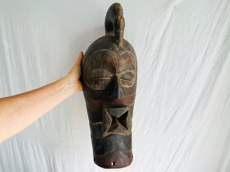 Sognye Mask, Male, Democratic Republic of Congo, Africa. African Mask. - Aadya Bazaar
