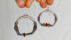 Vintage Kuchi Earrings Silver Earrings. Sterling Silver.