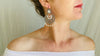 Oaxacan Filigree Earrings. Sterling Silver & Pearl. Mexico. Frida Kahlo
