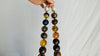 Huge Amber Beaded Necklace. Graduated Spheres. Dramatic and Gorgeous! - Aadya Bazaar