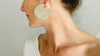 Flat Hoop Earrings. Sterling Silver. Atelier Aadya