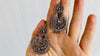 Vintage Filigree Earrings. Arracadas. Oaxaca. Mexico. Frida Kahlo