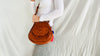 Leather Bag. Adjustable Strap. Heart Tassel - Aadya Bazaar