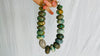 Guatemalita Jade Necklace. Sterling Silver. - Aadya Bazaar